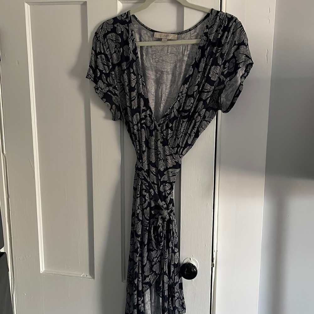 Floral Wrap Dress LOFT